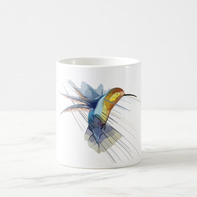 Café Caneca de Cerâmica Beija-flor Elegante (Centro)