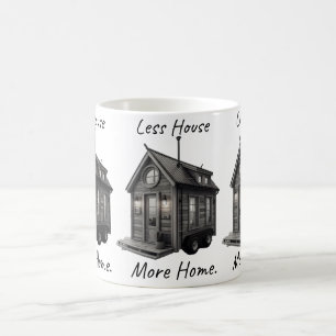 Café Caneca de Cerâmica Casa Pequena Aconchegante