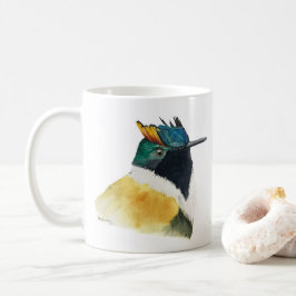 Café Caneca de cerâmica com desenho de Beija-flor Rabo-