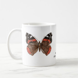 Café Caneca de cerâmica com desenho de borboleta Almira