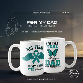 Café Caneca de Cerâmica Conscientização do PTSD Para Me