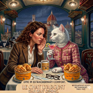 Café Caneca de Cerâmica Francesa Vintage – Le Chat d'Ar