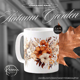 Café Caneca de Cerâmica Jardim de Outono