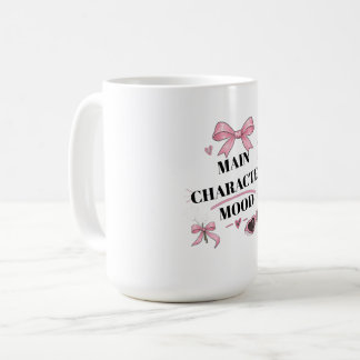 Café Caneca de Cerâmica Laço Rosa Humor Personagem Prin