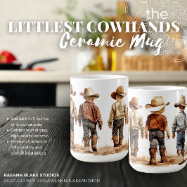 Café Caneca de Cerâmica Littlest Cowhands