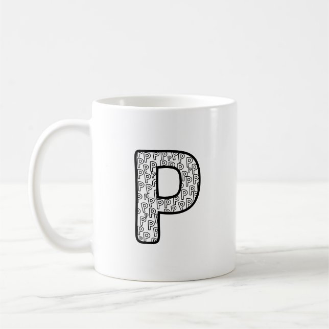 Café Caneca de Cerâmica P Carta Personalizada (Esquerda)