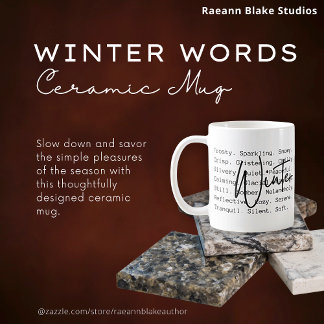 Café Caneca de Cerâmica Palavras e Emoções de Inverno