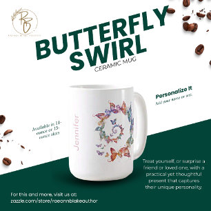 Café Caneca de Cerâmica Personalizada com Redemoinho de