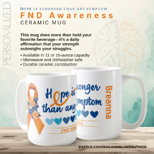 Café Caneca de Cerâmica Personalizada de Conscientizaçã