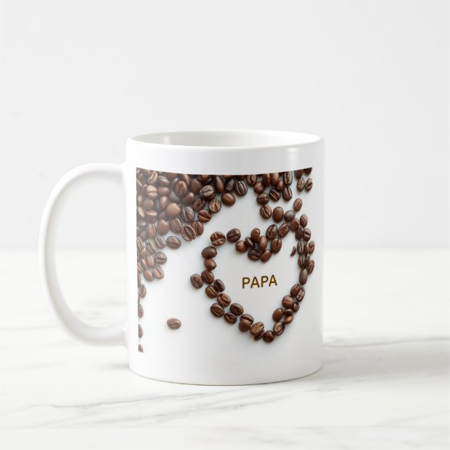 Café Caneca de Cerâmica Personalizada | Nome Gravado Pe (Esquerda)