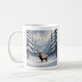 Café Caneca de Cerâmica Pine Winter Snow (330ml)