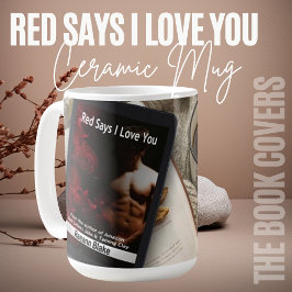 Café Caneca de Cerâmica Vermelho Diz Eu Te Amo