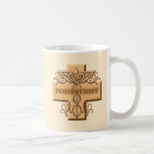 Café Caneca de cerveja de Caduceus podiatra