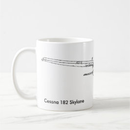 Café Caneca de Cessna 182 Skylane