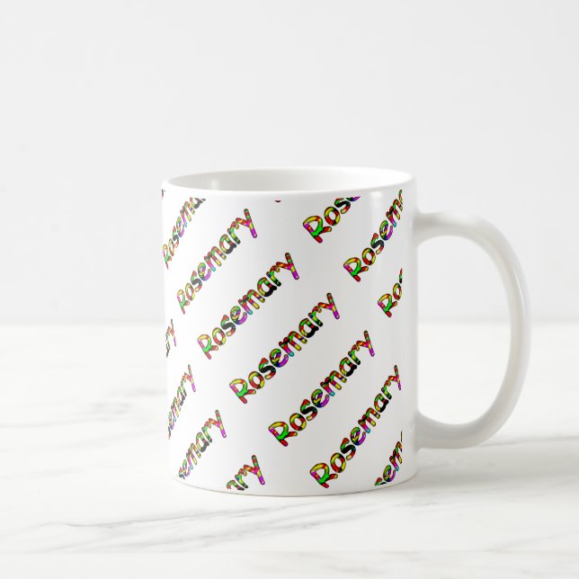Café Caneca de Chá de Alecrim Personalizada (Direita)