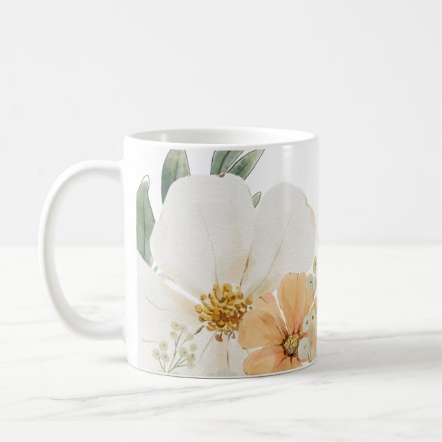Café Caneca de chá de casa de fazenda moderna fofa (Esquerda)