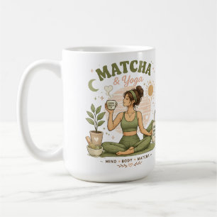 Café Caneca de Chá Matcha para Amantes de Yoga