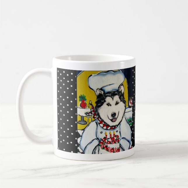 Café Caneca de Chef Malamute do Alasca (Esquerda)