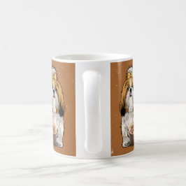 Café Caneca de Chocolate Shih Tzu – Cachorro Fofo e Cho