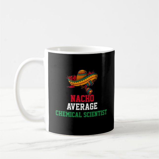 Café Caneca de Cientista Químico Não Mediano (Esquerda)