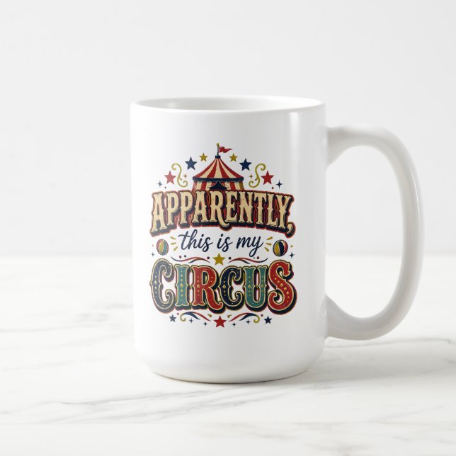 Café Caneca de Círculo Retrô - Aparentemente Este é o M (Direita)