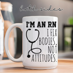 Café Caneca de Citação de Enfermeira, Caneca Divertida 
