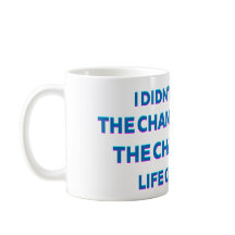 Caneca de Citação de Vida de Champanhe