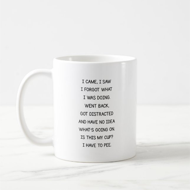 Café Caneca de Citação Engraçada e Esquecida para Amant (Esquerda)