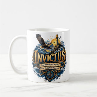 Café Caneca de Citação Inspiradora Invictus