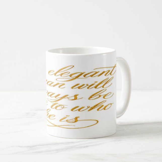 Café Caneca de Citação Motivacional para Mulheres (Frente Esquerda)