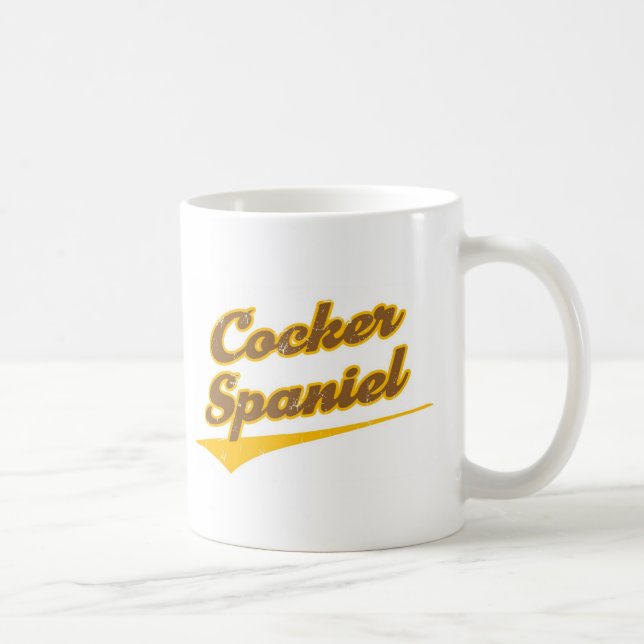 Café Caneca de cocker spaniel (Direita)
