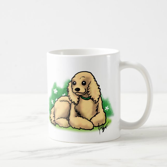 Café Caneca de cocker spaniel (Direita)