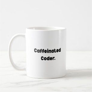 Café Caneca de Coder Cafeinado – Presente Divertido par