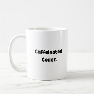 Café Caneca de Coder Cafeinado – Presente Divertido par