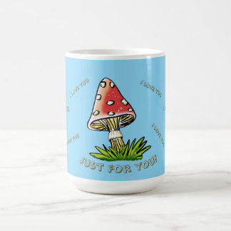 Café Caneca de Cogumelo Amanita Só Para Você