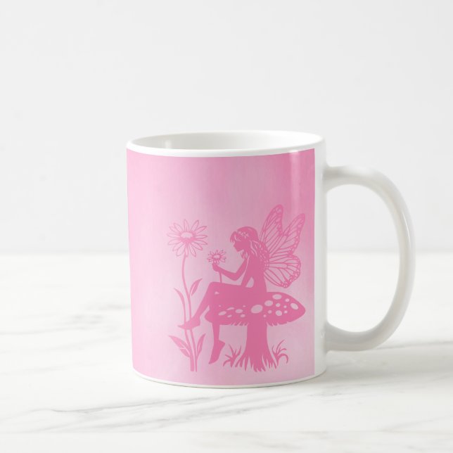 Café Caneca de Cogumelo e Flor de Fada Fofa (Direita)