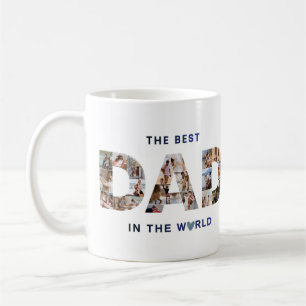 Café Caneca de colagem de fotos personalizadas para o D