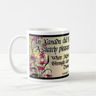 Café Caneca de Coleridge Kubla Khan