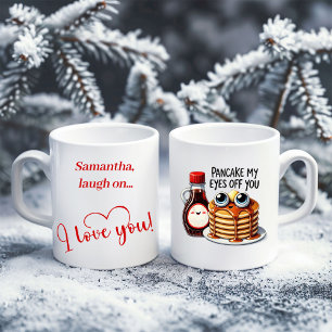 Café Caneca de comida de desenho animado engraçado pres