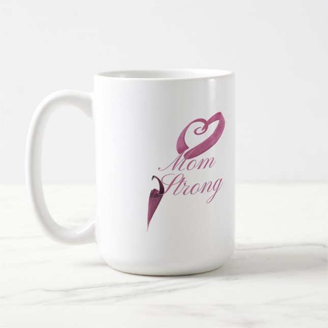 Café Caneca de Conscientização sobre Câncer da Mamãe Fo (Esquerda)