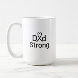 Café Caneca de Conscientização sobre Câncer do Pai Fort