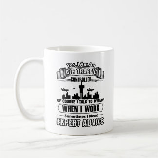 Café Caneca de controlador aéreo