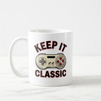 Café Caneca de Controle de Video Game Retro Clássico