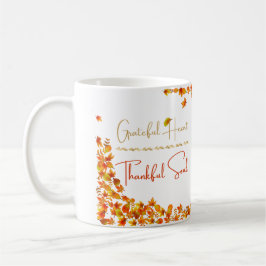 Café Caneca de Coração Grato Alma Agradecida – Outono M