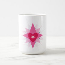 Caneca de Coração Ilustração Coração