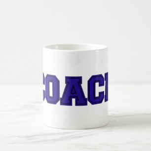Café Caneca de Cores Escolares, Blue-Black