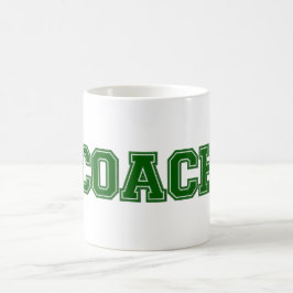 Café Caneca de Cores Escolares, Verde-Branco