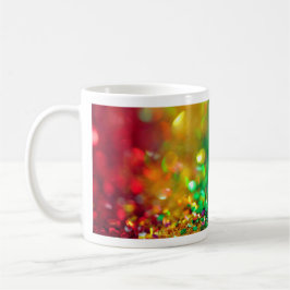 Café caneca de cores múltiplas