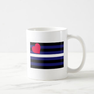 Café Caneca de couro do orgulho