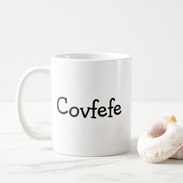 Café Caneca de Covfefe (Com Donut)